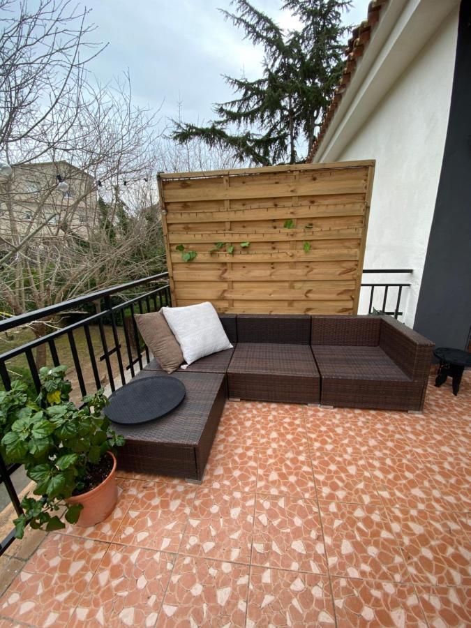 Charming Apartment In A Duplex With Garden & Balcony Cunit Extérieur photo