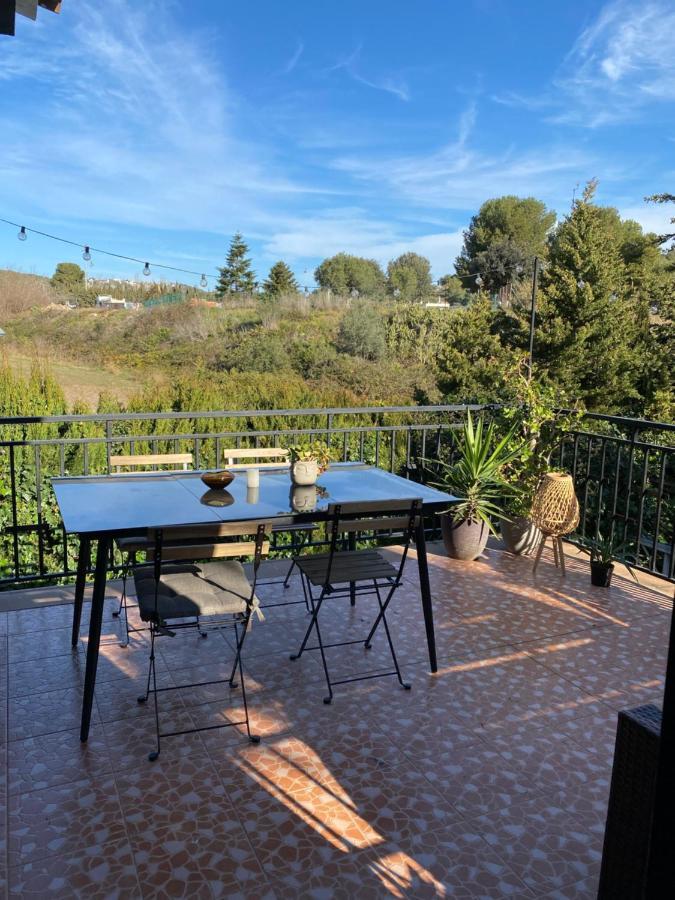 Charming Apartment In A Duplex With Garden & Balcony Cunit Extérieur photo